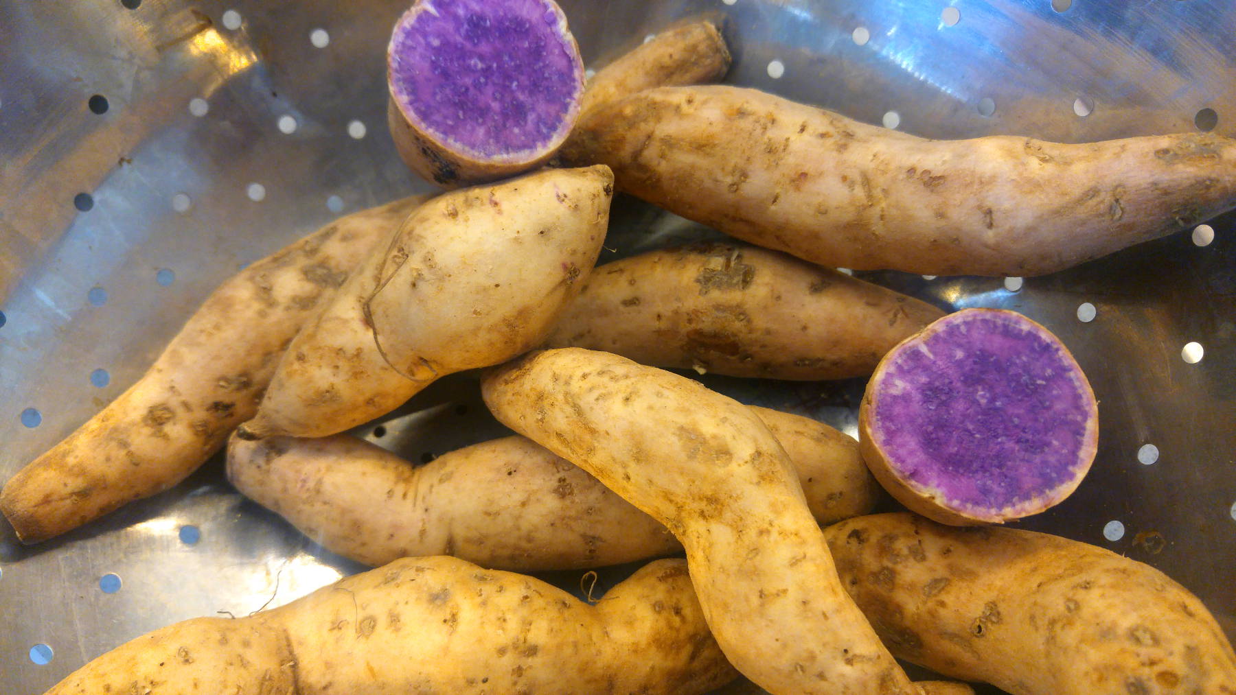 Okinawa purple yams