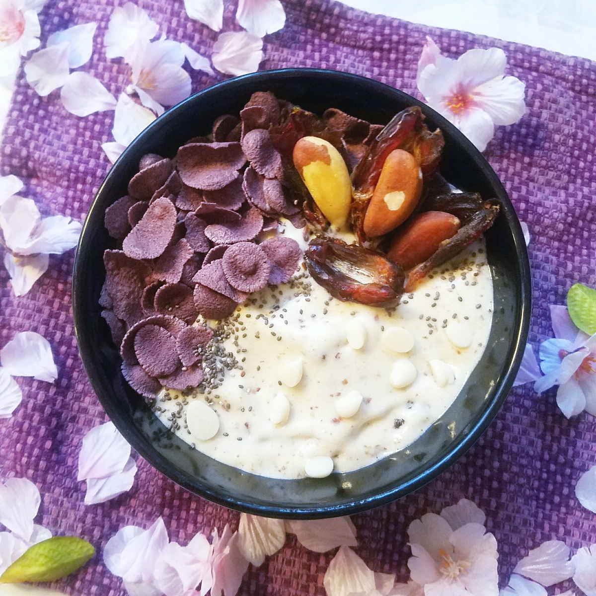 banana ice cream smoothie bowl